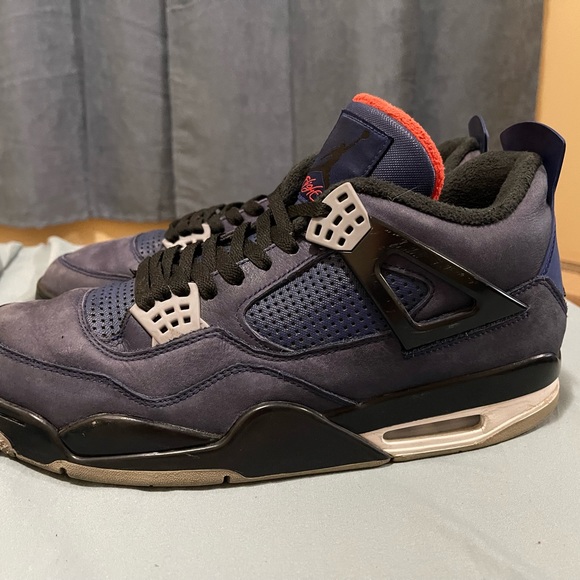 CQ9597-401 Jordan Retro 4 IV Winterized Loyal Blue Casual Shoes - Size 13 Mens - Picture 1 of 9